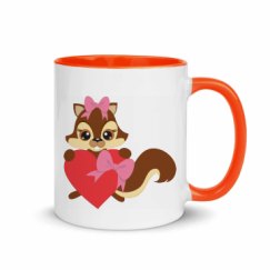 11oz Ceramic Mug with Color Inside