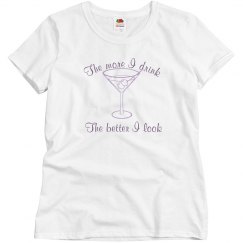 The more I drink....