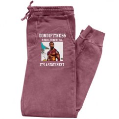 Pigment-Dyed Fleece Pants