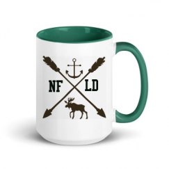 15oz Ceramic Mug with Color Inside