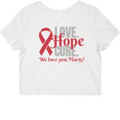 Ladies Slim Fit Crop Top Tee