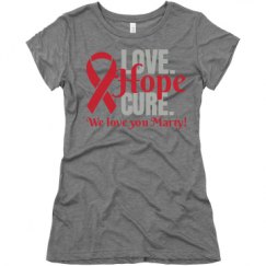 Ladies Slim Fit Super Soft Triblend Tee