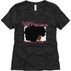 Ladies Relaxed Fit Super Soft Triblend V-Neck Tee