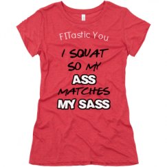 Ladies Slim Fit Super Soft Triblend Tee