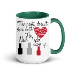 15oz Ceramic Mug with Color Inside