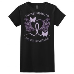 Alzheimers Awareness Black Tee