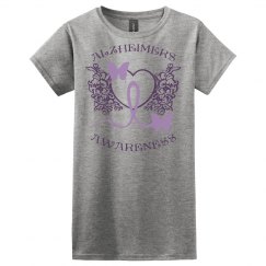 Alzheimers Awareness Grey Tee