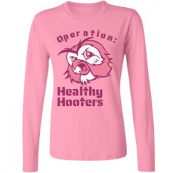 Ladies Relaxed Fit Basic Long Sleeve Tee