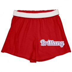 Slim Fit Cheer Shorts