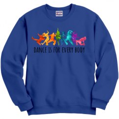 Unisex Film and Foil Crewneck Sweatshirt