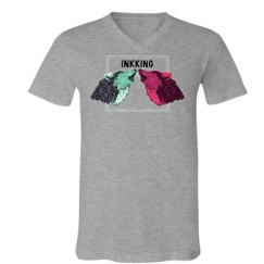 Unisex V-Neck Jersey Tee