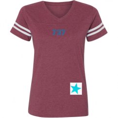 Ladies Relaxed Fit Vintage Sports Tee