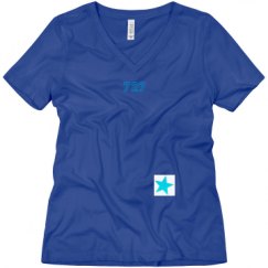 Ladies Relaxed Fit V-Neck Tee