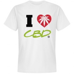 Johnny Dappa Trading Co. Premium I Love CBD T-Shirt