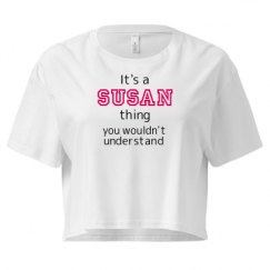 Ladies Festival Cali Crop Top Tee