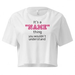 Ladies Festival Cali Crop Top Tee