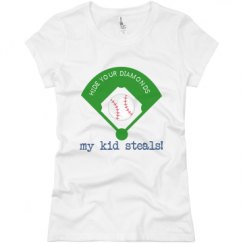 Ladies Slim Fit Basic Promo Jersey Tee