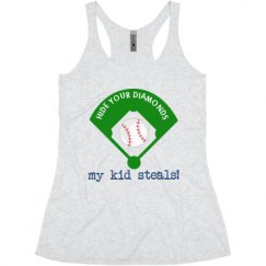 Ladies Slim Fit Super Soft Racerback Triblend Tank