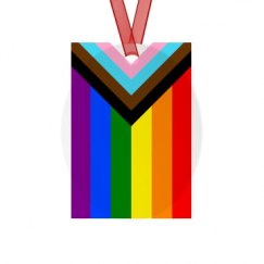 Metal Oval Christmas Ornament