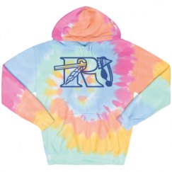 Unisex Tie-Dye Fleece Hoodie
