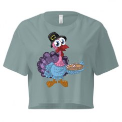 Ladies Festival Cali Crop Top Tee