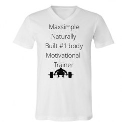 Unisex V-Neck Jersey Tee