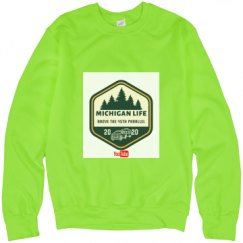 Unisex Neon Crewneck Sweatshirt