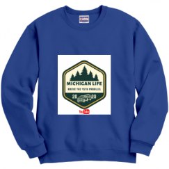 Unisex Film and Foil Crewneck Sweatshirt