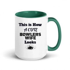 15oz Ceramic Mug with Color Inside