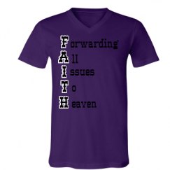 Unisex V-Neck Jersey Tee