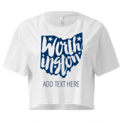 Ladies Festival Cali Crop Top Tee