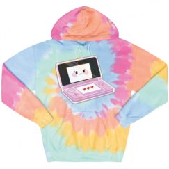Unisex Tie-Dye Fleece Hoodie