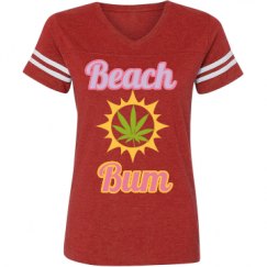 Ladies Relaxed Fit Vintage Sports Tee