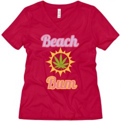 Ladies Relaxed Fit V-Neck Tee