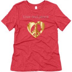 Ladies Relaxed Fit Super Soft Triblend Tee