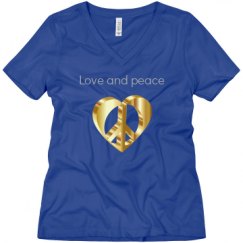 Ladies Relaxed Fit V-Neck Tee