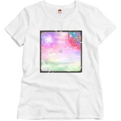 Ohm Galaxy Island Tshirt cracked