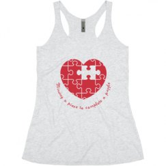 Ladies Slim Fit Super Soft Racerback Triblend Tank