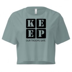 Ladies Festival Cali Crop Top Tee