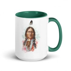 15oz Ceramic Mug with Color Inside