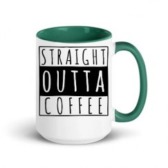 15oz Ceramic Mug with Color Inside