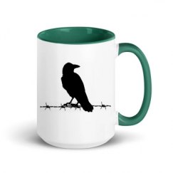 15oz Ceramic Mug with Color Inside