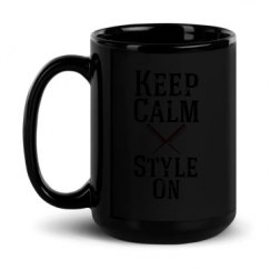 15oz Black Glossy Mug