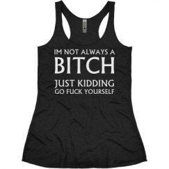 Ladies Slim Fit Super Soft Racerback Triblend Tank