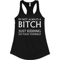 Ladies Slim Fit Racerback Tank Top