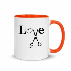 11oz Ceramic Mug with Color Inside