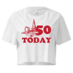 Ladies Festival Cali Crop Top Tee