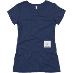 Ladies Slim Fit Super Soft Triblend Tee