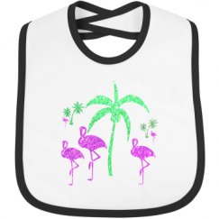 Infant Contrast Trim Bib