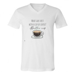 Unisex V-Neck Jersey Tee